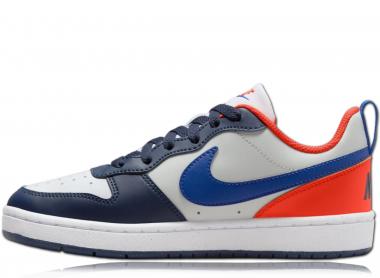  COURT BOROUGH LOW RECRAFT (GS) NIKE Kinder Freizeitschuhe MIDNIGHT NAVY/HYPER ROYAL-TEAM